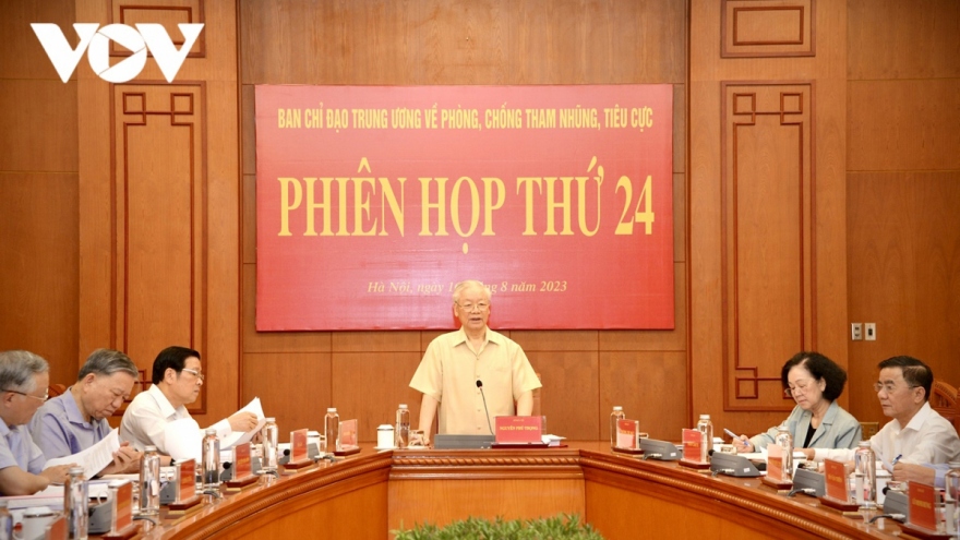 Top Party leader chairs corruption prevention meeting in Hanoi